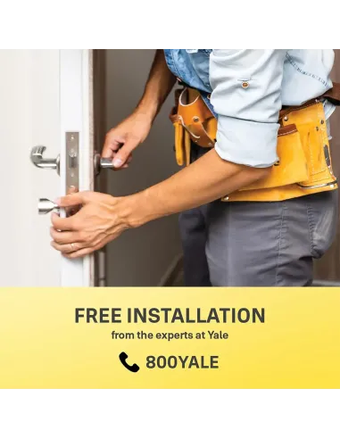 Yale Linus Smart Lock L2 Silver | Keyless WiFi Smart Lock