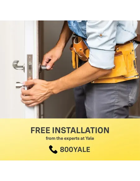 Yale Linus Smart Lock L2 Silver | Keyless WiFi Smart Lock