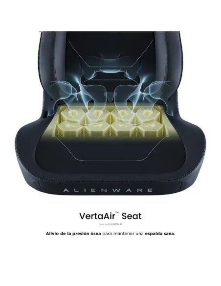 Silla gaming ergonómica Alienware S3800 HygennX con lumbar