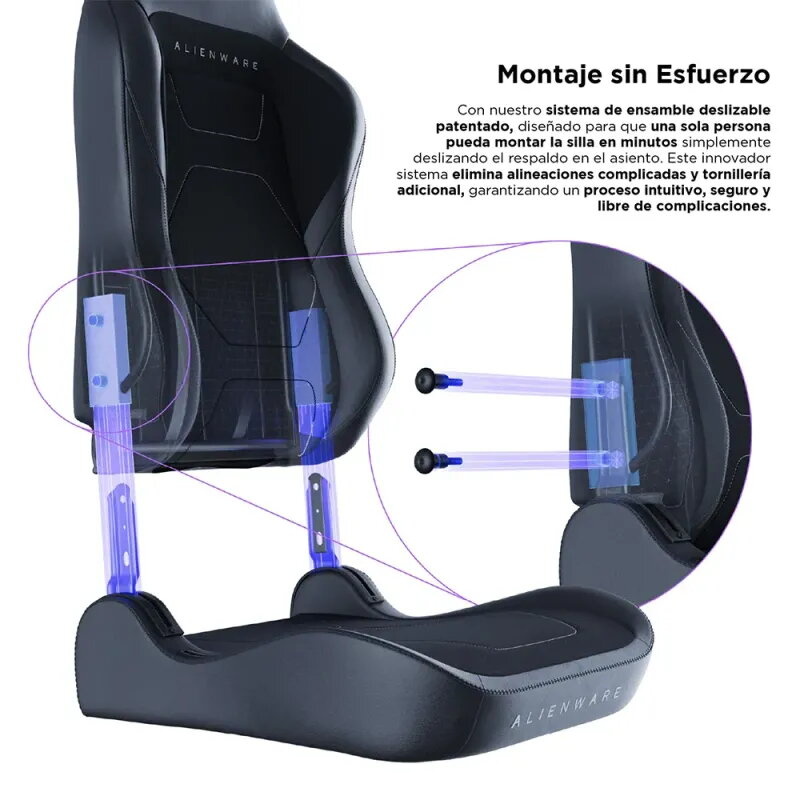 Silla gaming ergonómica Alienware S3800 HygennX con lumbar