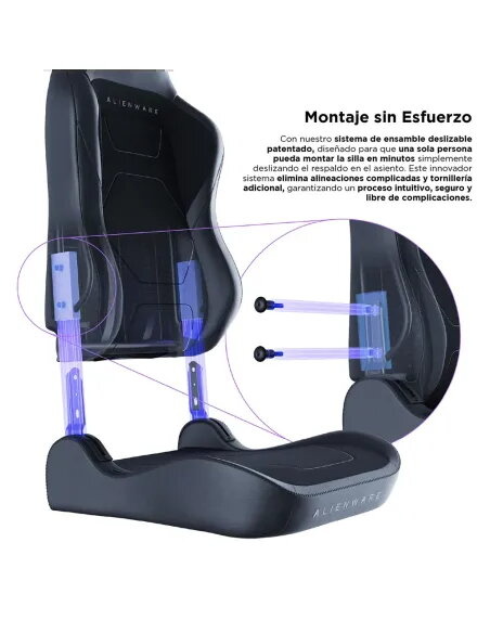 Silla gaming ergonómica Alienware S3800 HygennX con lumbar