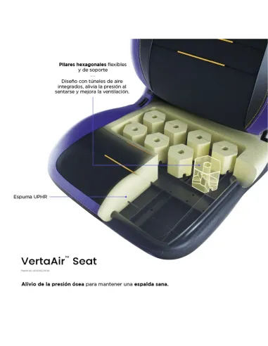 Vertagear PL4800 X‑Large HyGenNX Midnight – XL Comfort Gaming Chair