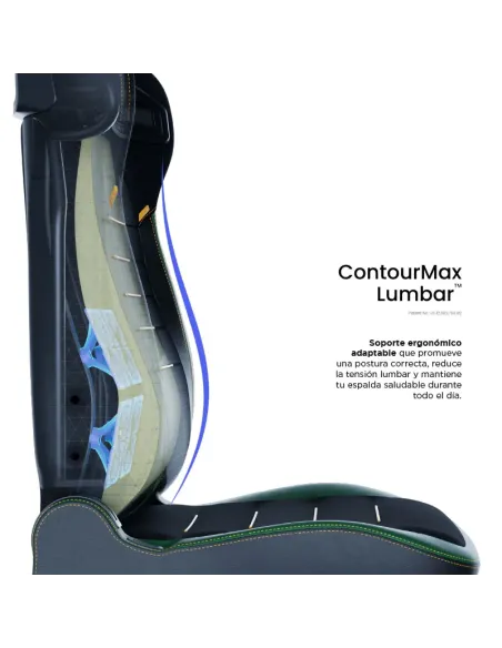 Vertagear PL4800 X‑Large HyGenNX Midnight Green – Confort XL