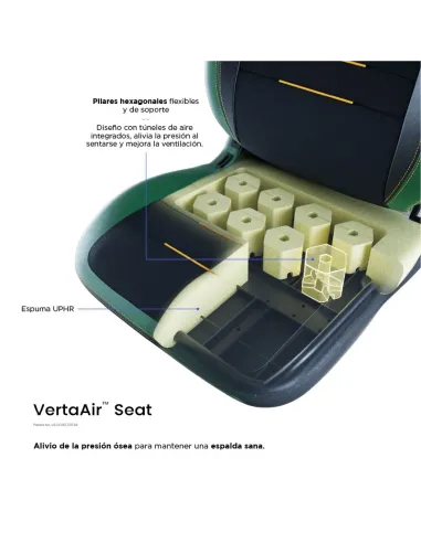 Vertagear PL4800 X‑Large HyGenNX Midnight Green – Confort XL