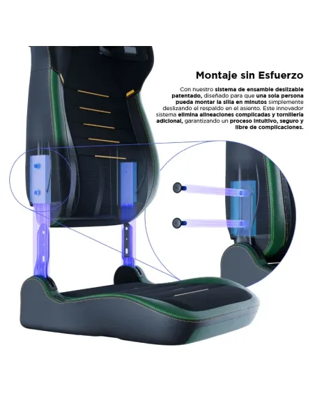 Vertagear PL4800 X‑Large HyGenNX Midnight Green – XL Comfort