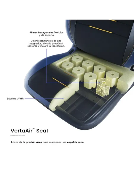 Vertagear PL4800 X‑Large HyGenNX Midnight Blue – XL Comfort