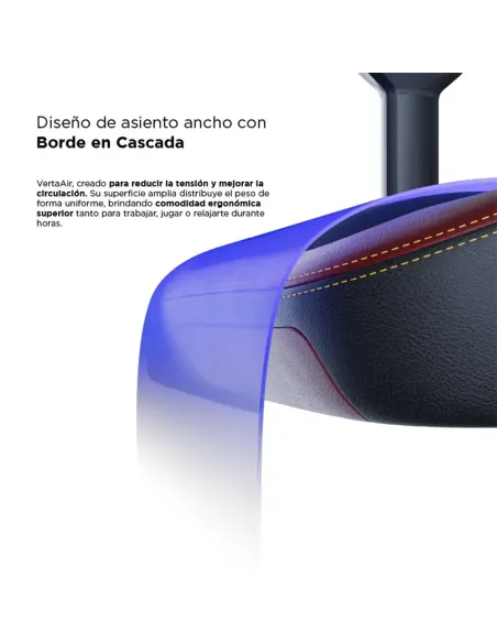 Vertagear PL4800 X‑Large HyGenNX Burgundy Red – Confort XL