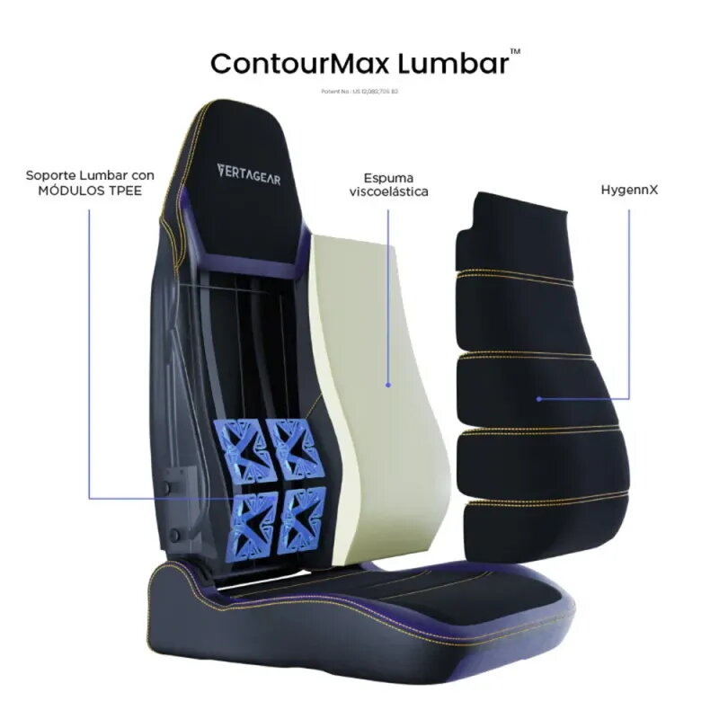 VERTAGEAR PL6800 X-LARGE HYGENNX MIDNIGHT Purple