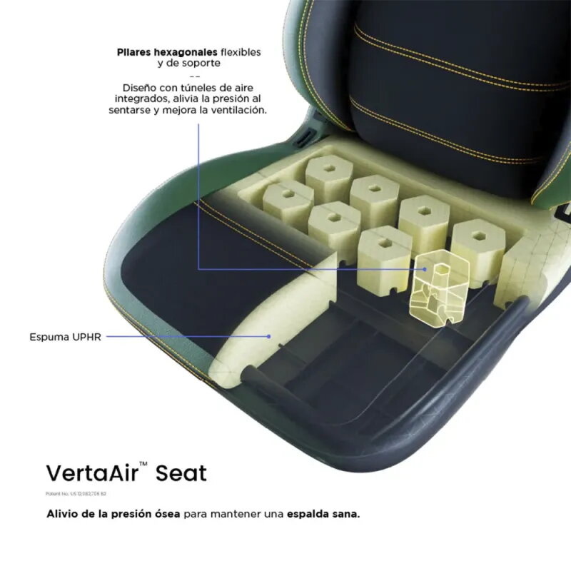 VERTAGEAR PL6800 X-LARGE HYGENNX MIDNIGHT GREEN