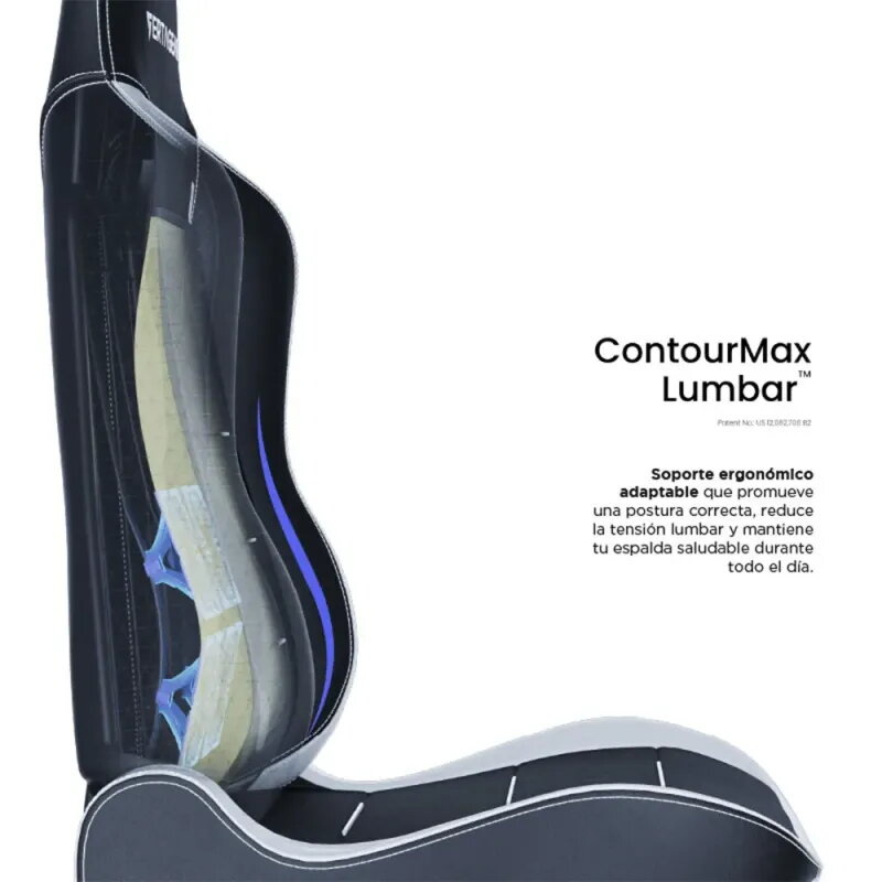 VERTAGEAR SL3800 HYGENNX BLACK/WHITE ERGONOMIC