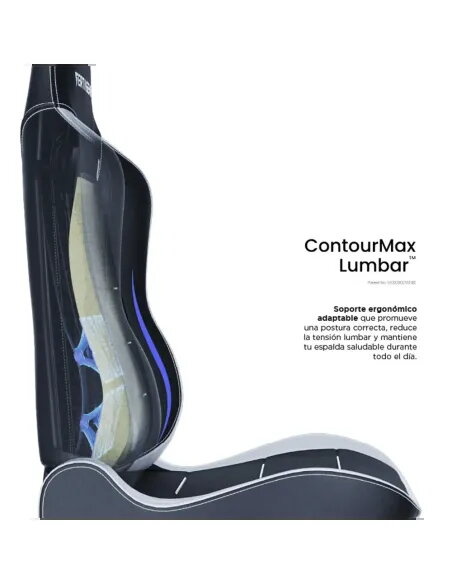 VERTAGEAR SL3800 HYGENNX BLACK/WHITE ERGONOMIC