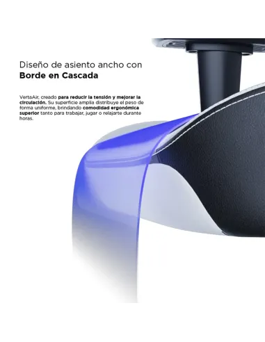 Vertagear SL3800 HyGenNX Black/White – Ergonomic Gaming Chair