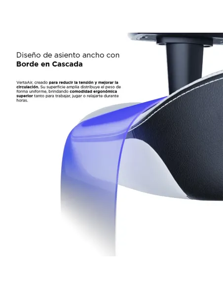 Vertagear SL3800 HyGenNX Black/White – Ergonomic Gaming Chair