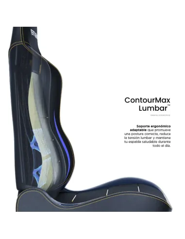 Vertagear SL3800 HygenX Midnight Blue – compact ergonomic gaming chair