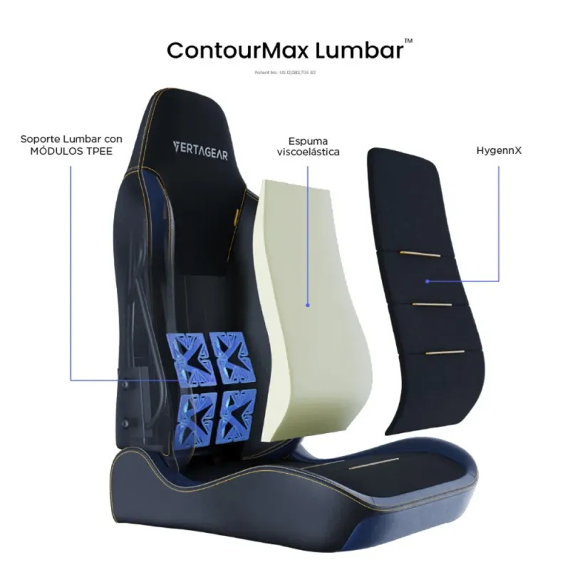 VERTAGEAR SL3800 HYGENNX MIDNIGHT BLUE