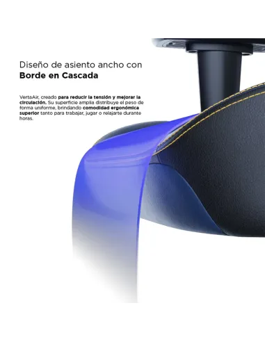 Vertagear SL3800 HygenX Midnight Blue – Silla gamer ergonómica