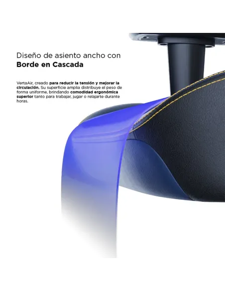 Vertagear SL3800 HygenX Midnight Blue – Silla gamer ergonómica