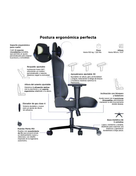 VERTAGEAR SL3800 HYGENNX MIDNIGHT BLUE