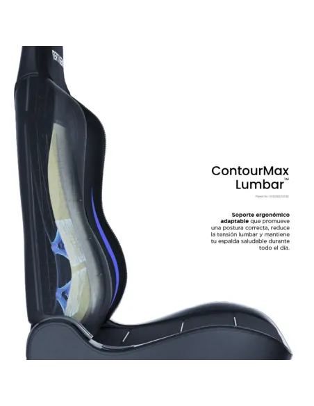 Vertagear SL3800 HygenX Carbon Black – silla gamer ergonómica compacta