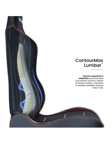 Vertagear SL3800 HygenX Burgundy Red – silla gamer ergonómica compacta