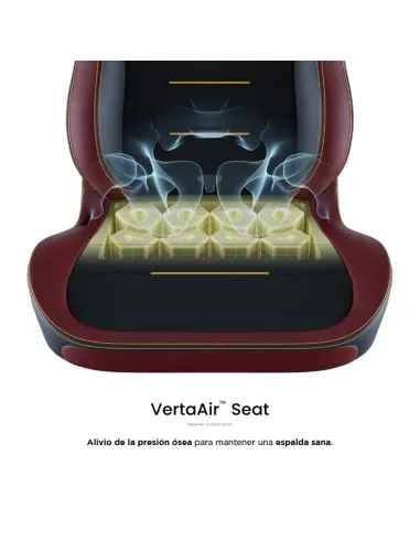 Vertagear SL3800 HygenX Burgundy Red – compact ergonomic gaming chair