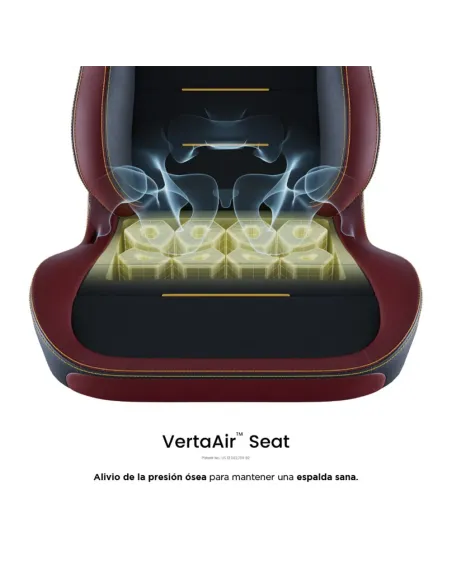 Vertagear SL3800 HygenX Burgundy Red – silla gamer ergonómica compacta