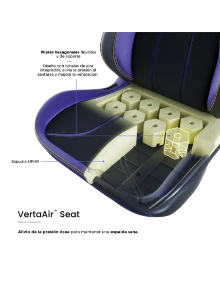 Vertagear SL5800 Hygenx Midnight Purple – Ergonomic Gaming Chair