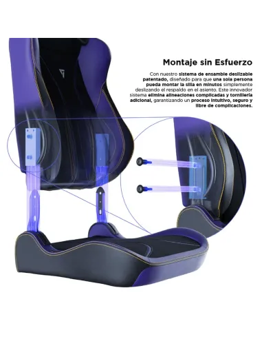 Vertagear SL5800 Hygenx Midnight Purple – Ergonomic Gaming Chair