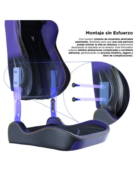 Vertagear SL5800 Hygenx Midnight Purple – Ergonomic Gaming Chair