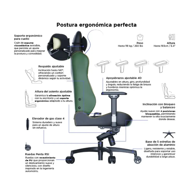 VERTAGEAR SL5800 HYGENNX MIDNIGHT GREEN