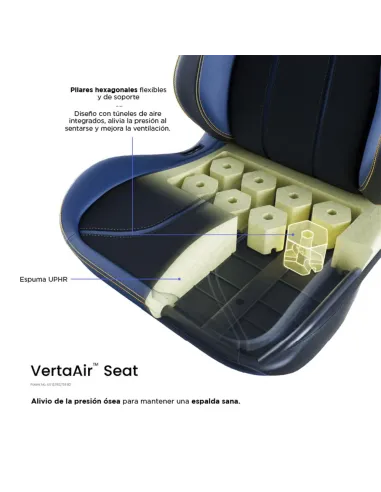 Vertagear SL5800 HyGenNX Midnight Blue – Confort y estilo gaming