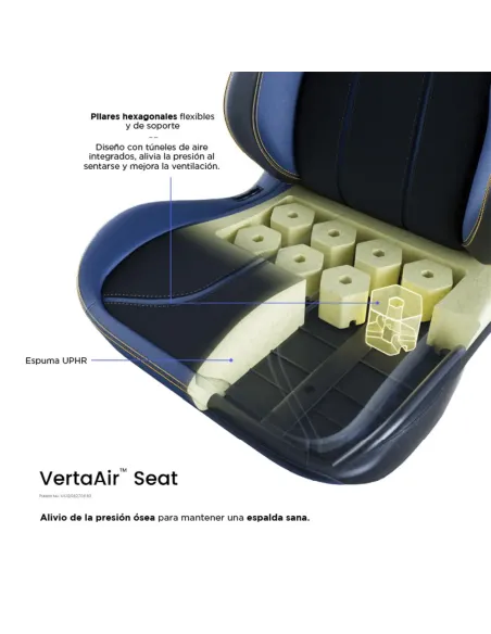 Vertagear SL5800 HyGenNX Midnight Blue – Ergonomic Gaming Chair