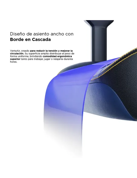 Vertagear SL5800 HyGenNX Midnight Blue – Confort y estilo gaming