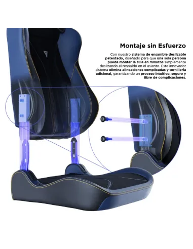 Vertagear SL5800 HyGenNX Midnight Blue – Ergonomic Gaming Chair