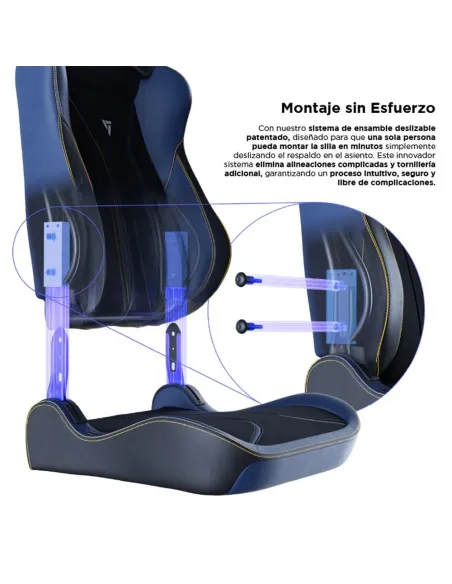 Vertagear SL5800 HyGenNX Midnight Blue – Ergonomic Gaming Chair
