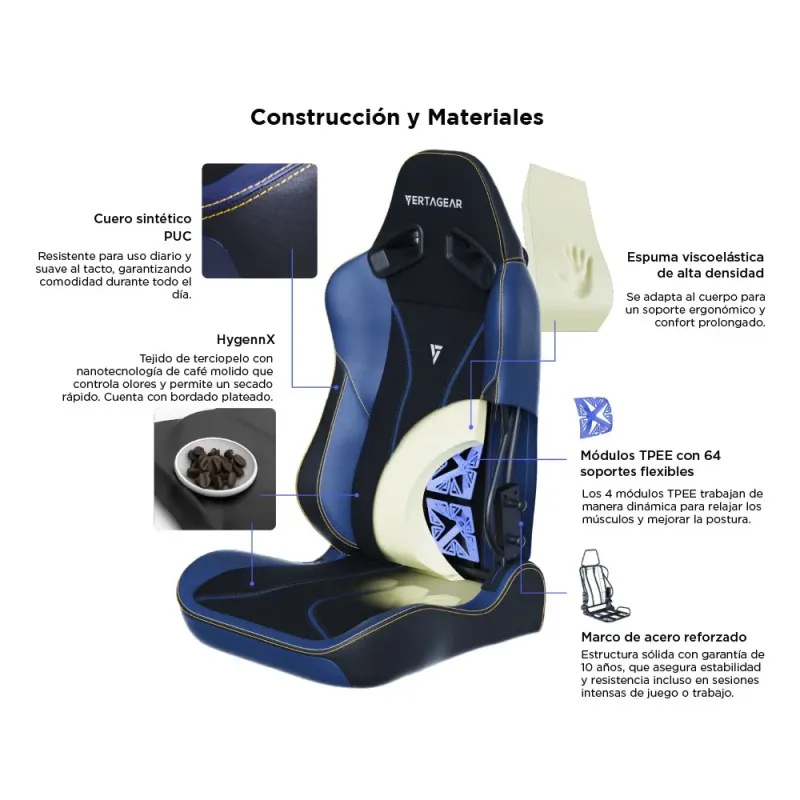 VERTAGEAR SL5800 HYGENNX MIDNIGHT BLUE