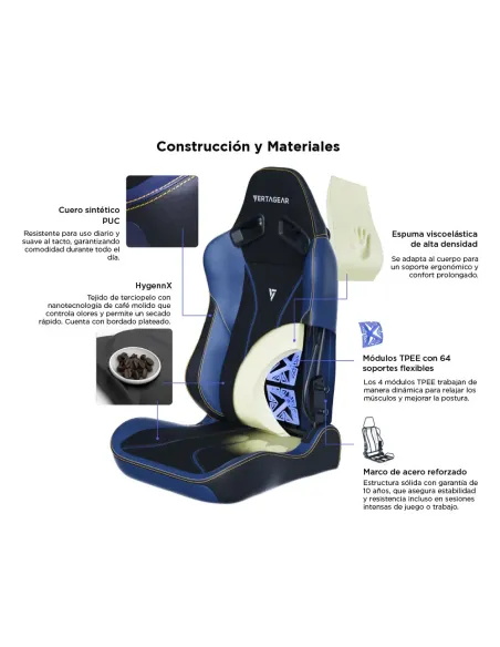 VERTAGEAR SL5800 HYGENNX MIDNIGHT BLUE
