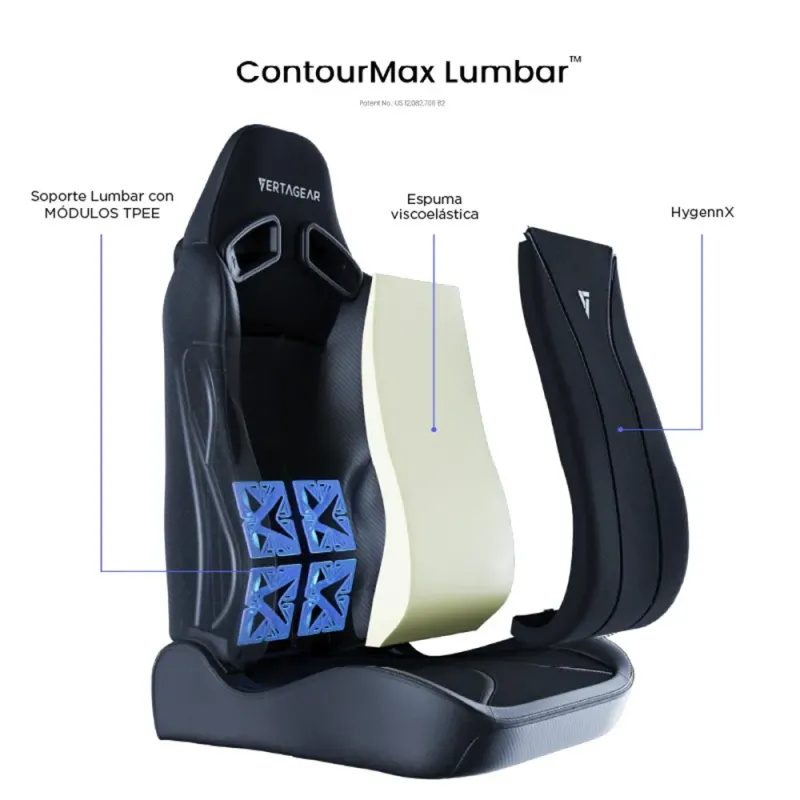 VERTAGEAR SL5800 HYGENNX CARBON BLACK