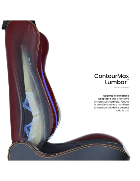 Vertagear SL5800 HyGenNX Burgundy Red – Ergonomic Gaming Chair