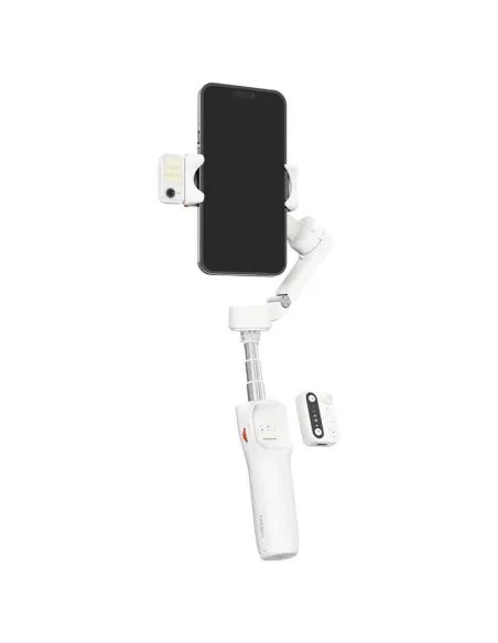 Hohem iSteady V3 Blanco | Gimbal Smartphone con IA y Luz - TiendaCPU