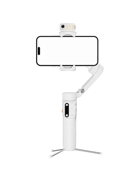 Hohem iSteady V3 Blanco | Gimbal Smartphone con IA y Luz - TiendaCPU