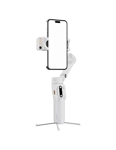 Hohem iSteady V3 Blanco | Gimbal Smartphone con IA y Luz - TiendaCPU