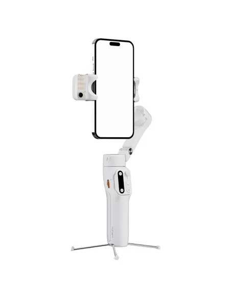 Hohem iSteady V3 White | AI Smartphone Gimbal & Fill Light - TiendaCPU