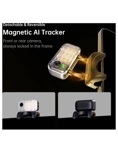 Hohem iSteady V3 White | AI Smartphone Gimbal & Fill Light - TiendaCPU