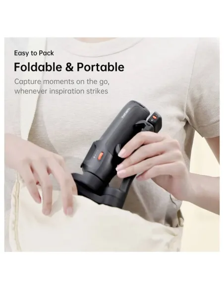 Hohem iSteady V3 White | AI Smartphone Gimbal & Fill Light - TiendaCPU