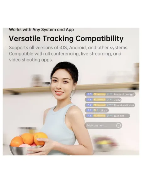 Hohem iSteady V3 White | AI Smartphone Gimbal & Fill Light - TiendaCPU