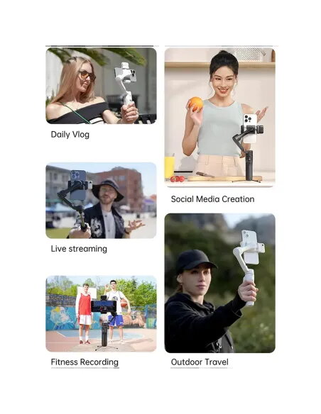 HOHEM iSteady V3 AI Gimbal Auto-Track WHT