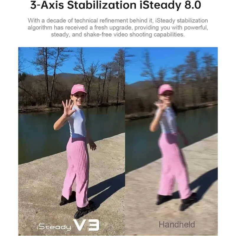 HOHEM iSteady V3 AI Gimbal Auto-Track WHT