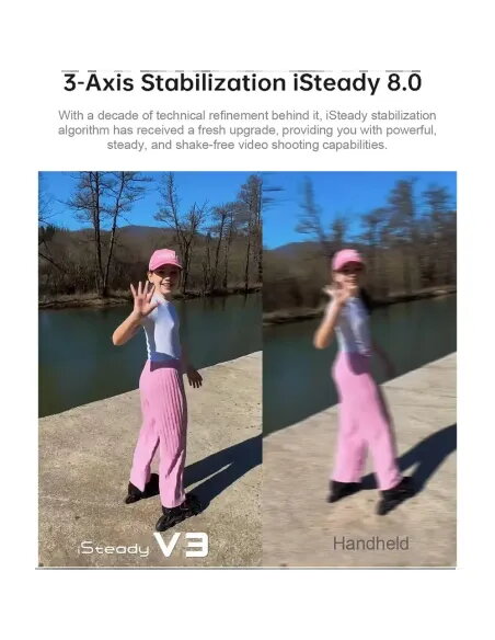 HOHEM iSteady V3 AI Gimbal Auto-Track WHT