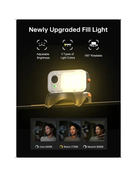 HOHEM iSteady V3 AI Gimbal Auto-Track WHT